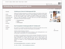 Tablet Screenshot of einfach-scheidung.de
